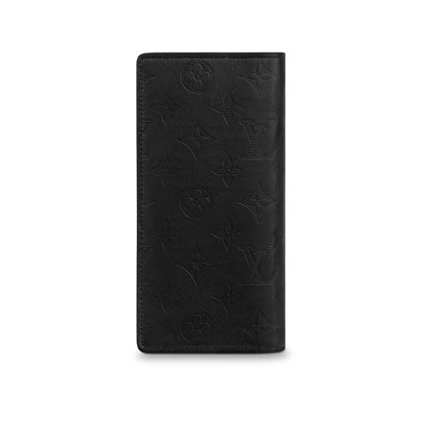 lv m62900|Black Leather Wallet Brazza .